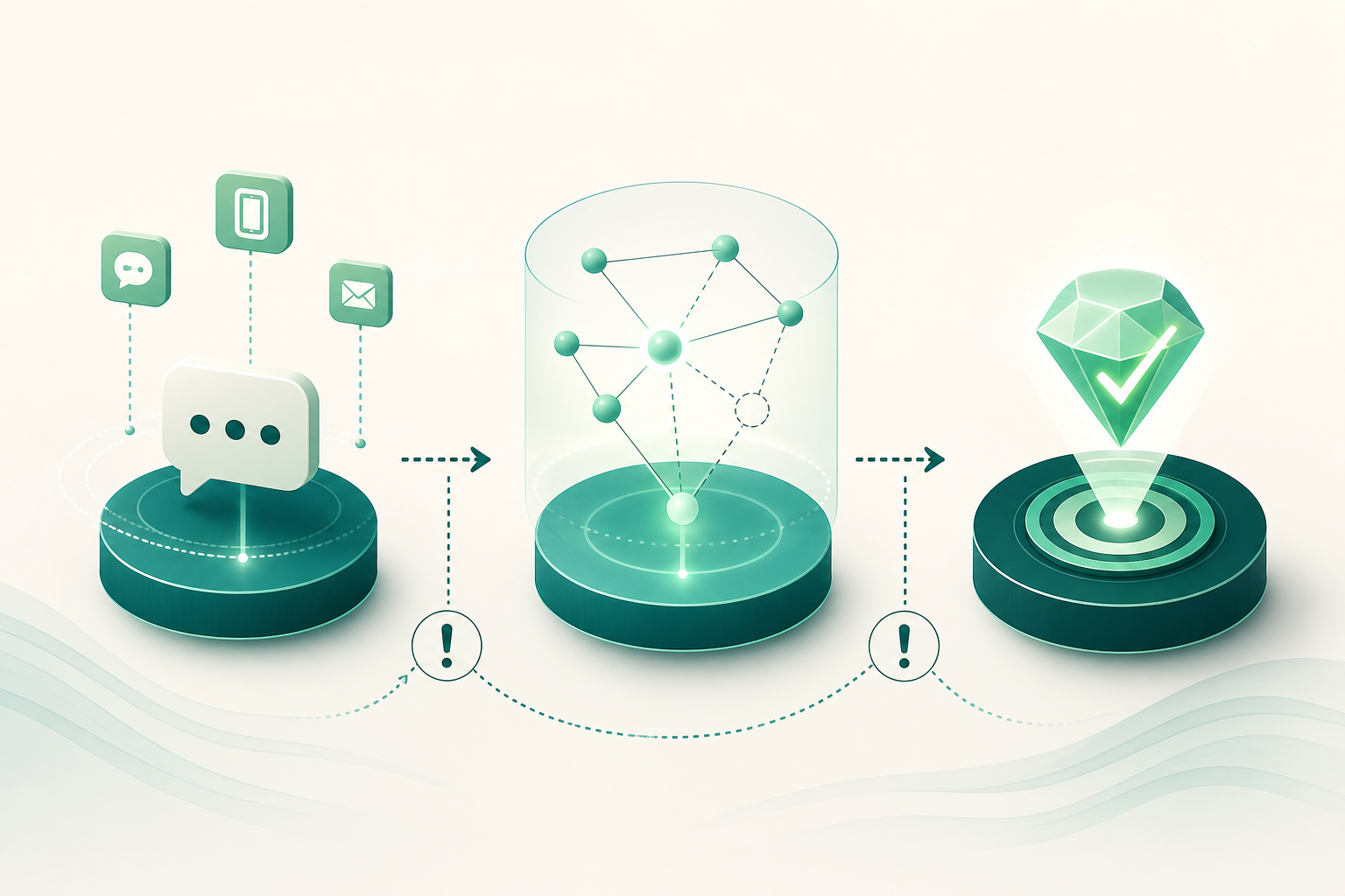 Principio de evidencia: hechos observables, inferencias y causas confirmadas