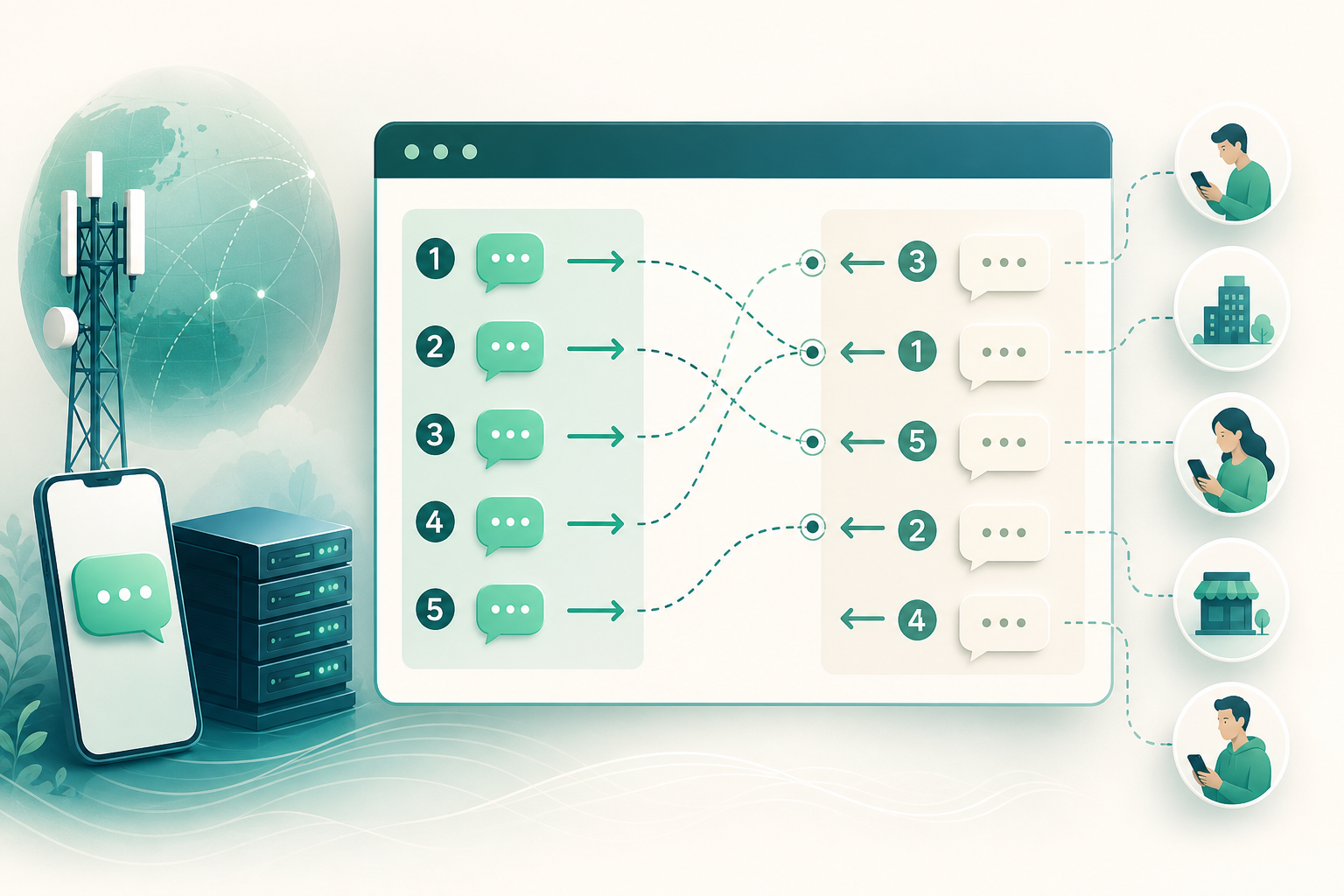 Componentes observables: transporte, bind, solicitudes pendientes y respuestas