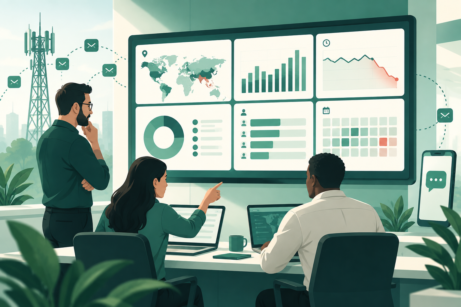 Operations team segments SMS traffic data to investigate partial degradation at an A2P provider