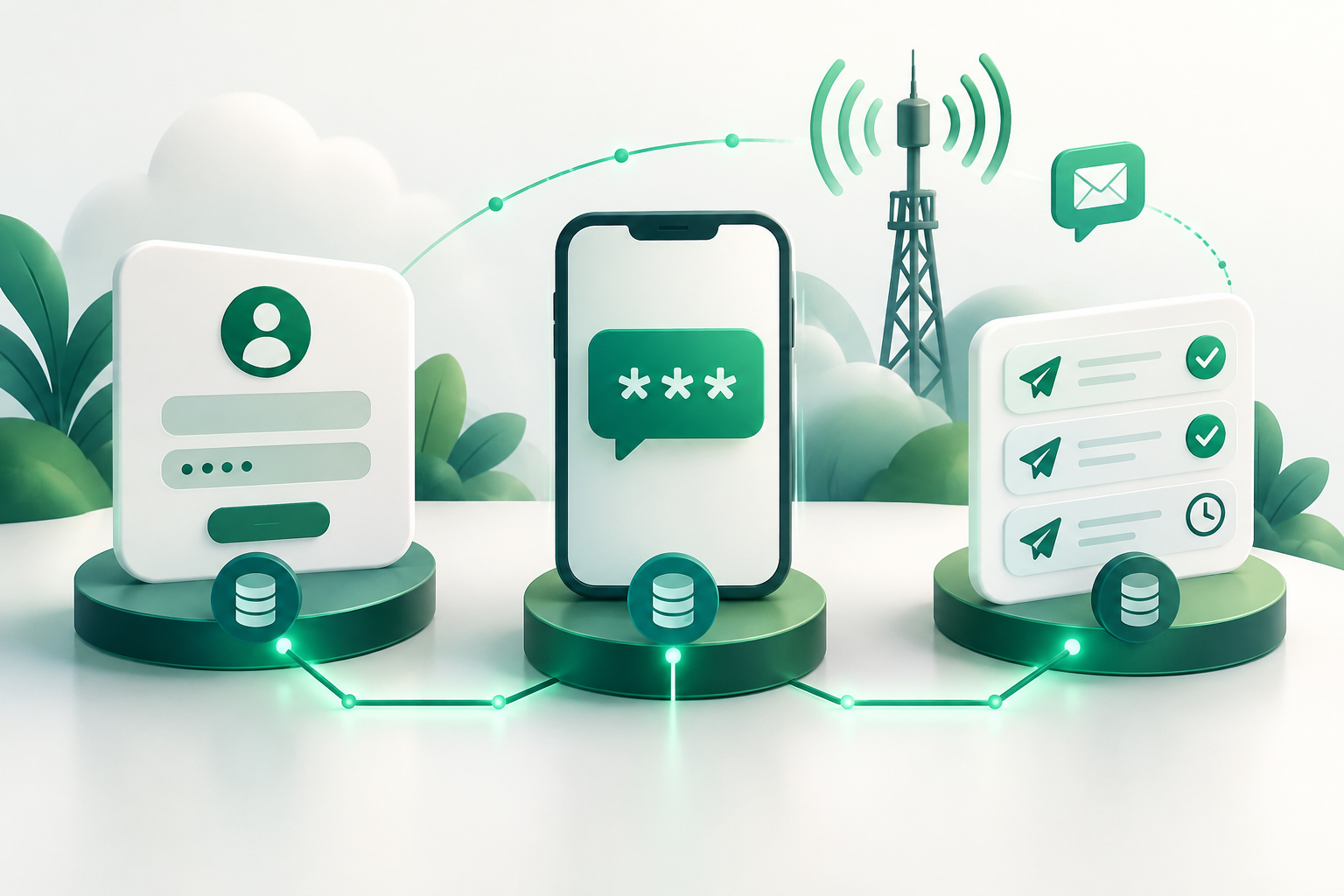 Distinguez la vérification, le code et les tentatives d’envoi